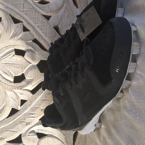 Rawlings Black Chrome Size 10.5 men's Baseball cleats 155735